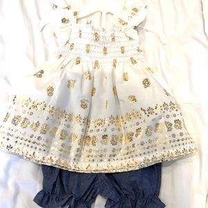 Summer tank  top short set 12 months